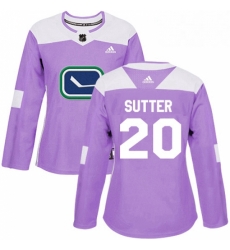 Womens Adidas Vancouver Canucks 20 Brandon Sutter Authentic Purple Fights Cancer Practice NHL Jersey Womens Adidas Vancouver Canucks 20 Brandon Sutter Authentic Purple Fights Cancer Practice NHL Jersey
