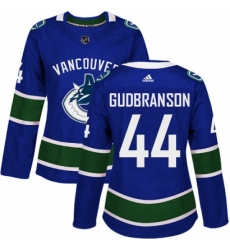 Womens Adidas Vancouver Canucks 44 Erik Gudbranson Authentic Blue Home NHL Jersey Womens Adidas Vancouver Canucks 44 Erik Gudbranson Authentic Blue Home NHL Jersey