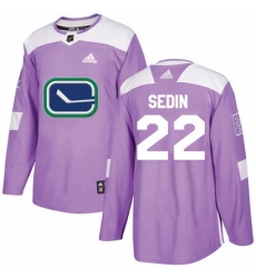 Youth Adidas Vancouver Canucks 22 Daniel Sedin Authentic Purple Fights Cancer Practice NHL Jersey Youth Adidas Vancouver Canucks 22 Daniel Sedin Authentic Purple Fights Cancer Practice NHL Jersey