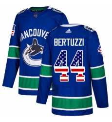 Youth Adidas Vancouver Canucks 44 Todd Bertuzzi Authentic Blue USA Flag Fashion NHL Jersey Youth Adidas Vancouver Canucks 44 Todd Bertuzzi Authentic Blue USA Flag Fashion NHL Jersey