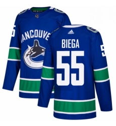 Youth Adidas Vancouver Canucks 55 Alex Biega Authentic Blue Home NHL Jersey Youth Adidas Vancouver Canucks 55 Alex Biega Authentic Blue Home NHL Jersey