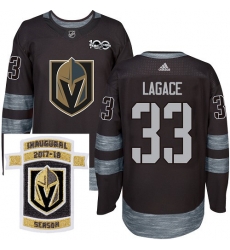 Adidas Golden Knights #33 Maxime Lagace Black 1917 2017 100th Anniversary Stitched NHL Inaugural Season Patch Jersey Adidas Golden Knights #33 Maxime Lagace Black 1917 2017 100th Anniversary Stitched NHL Inaugural Season Patch Jersey