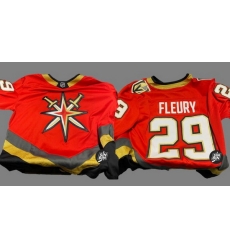 Men Men Vegas Golden Knights 29 Marc Andre Fleury Red 2021 Retro Fourth Jersey Men Men Vegas Golden Knights 29 Marc Andre Fleury Red 2021 Retro Fourth Jersey