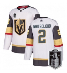 Men Vegas Golden Knights 2 Zach Whitecloud White 2023 Stanley Cup Final Stitched Jersey Men Vegas Golden Knights 2 Zach Whitecloud White 2023 Stanley Cup Final Stitched Jersey