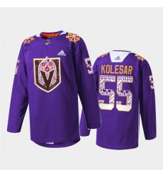 Men Vegas Golden Knights 55 Keegan Kolesar Purple Hispanic Heritage Warmup Stitched Jersey Men Vegas Golden Knights 55 Keegan Kolesar Purple Hispanic Heritage Warmup Stitched Jersey
