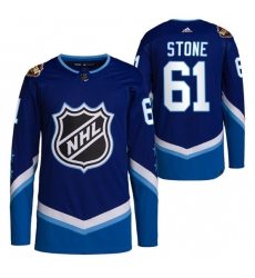 Men Vegas Golden Knights 61 Mark Stone 2022 All Star Blue Stitched Jersey Men Vegas Golden Knights 61 Mark Stone 2022 All Star Blue Stitched Jersey