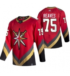 Men Vegas Golden Knights 75 Ryan Reaves 2021 Reverse Retro Red Jersey Men Vegas Golden Knights 75 Ryan Reaves 2021 Reverse Retro Red Jersey