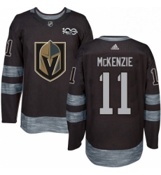 Mens Adidas Vegas Golden Knights 11 Curtis McKenzie Authentic Black 1917 2017 100th Anniversary NHL Jersey Mens Adidas Vegas Golden Knights 11 Curtis McKenzie Authentic Black 1917 2017 100th Anniversary NHL Jersey