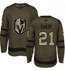 Mens Adidas Vegas Golden Knights 21 Cody Eakin Authentic Green Salute to Service NHL Jersey Mens Adidas Vegas Golden Knights 21 Cody Eakin Authentic Green Salute to Service NHL Jersey