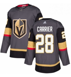 Mens Adidas Vegas Golden Knights 28 William Carrier Authentic Gray Home NHL Jersey Mens Adidas Vegas Golden Knights 28 William Carrier Authentic Gray Home NHL Jersey