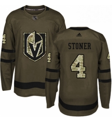 Mens Adidas Vegas Golden Knights 4 Clayton Stoner Authentic Green Salute to Service NHL Jersey Mens Adidas Vegas Golden Knights 4 Clayton Stoner Authentic Green Salute to Service NHL Jersey