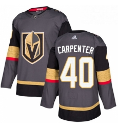 Mens Adidas Vegas Golden Knights 40 Ryan Carpenter Authentic Gray Home NHL Jersey Mens Adidas Vegas Golden Knights 40 Ryan Carpenter Authentic Gray Home NHL Jersey
