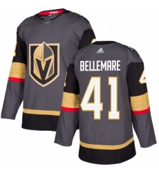 Mens Adidas Vegas Golden Knights 41 Pierre Edouard Bellemare Authentic Gray Home NHL Jersey Mens Adidas Vegas Golden Knights 41 Pierre Edouard Bellemare Authentic Gray Home NHL Jersey