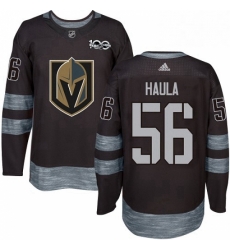 Mens Adidas Vegas Golden Knights 56 Erik Haula Authentic Black 1917 2017 100th Anniversary NHL Jersey Mens Adidas Vegas Golden Knights 56 Erik Haula Authentic Black 1917 2017 100th Anniversary NHL Jersey