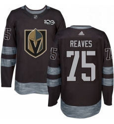 Mens Adidas Vegas Golden Knights 75 Ryan Reaves Authentic Black 1917 2017 100th Anniversary NHL Jersey Mens Adidas Vegas Golden Knights 75 Ryan Reaves Authentic Black 1917 2017 100th Anniversary NHL Jersey