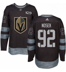 Mens Adidas Vegas Golden Knights 92 Tomas Nosek Authentic Black 1917 2017 100th Anniversary NHL Jersey Mens Adidas Vegas Golden Knights 92 Tomas Nosek Authentic Black 1917 2017 100th Anniversary NHL Jersey