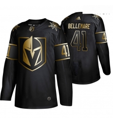 Vegas Golden Knights 41 Pierre Edouard Bellemare Black Gold Adidas Jersey Vegas Golden Knights 41 Pierre Edouard Bellemare Black Gold Adidas Jersey