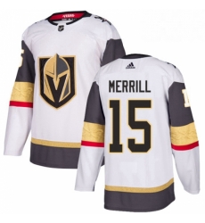 Youth Adidas Vegas Golden Knights 15 Jon Merrill Authentic White Away NHL Jersey Youth Adidas Vegas Golden Knights 15 Jon Merrill Authentic White Away NHL Jersey