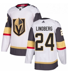 Youth Adidas Vegas Golden Knights 24 Oscar Lindberg Authentic White Away NHL Jersey Youth Adidas Vegas Golden Knights 24 Oscar Lindberg Authentic White Away NHL Jersey