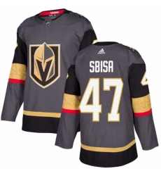 Youth Adidas Vegas Golden Knights 47 Luca Sbisa Authentic Gray Home NHL Jersey Youth Adidas Vegas Golden Knights 47 Luca Sbisa Authentic Gray Home NHL Jersey