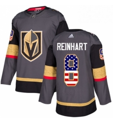 Youth Adidas Vegas Golden Knights 8 Griffin Reinhart Authentic Gray USA Flag Fashion NHL Jersey Youth Adidas Vegas Golden Knights 8 Griffin Reinhart Authentic Gray USA Flag Fashion NHL Jersey