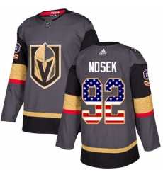 Youth Adidas Vegas Golden Knights 92 Tomas Nosek Authentic Gray USA Flag Fashion NHL Jersey Youth Adidas Vegas Golden Knights 92 Tomas Nosek Authentic Gray USA Flag Fashion NHL Jersey