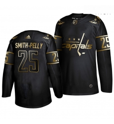 Capitals 25 Devante Smith Pelly Black Gold Adidas Jersey Capitals 25 Devante Smith Pelly Black Gold Adidas Jersey