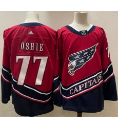 Men Washington Capitals 77 T J Oshie Red 2020 21 Reverse Retro Adidas Jersey Men Washington Capitals 77 T J Oshie Red 2020 21 Reverse Retro Adidas Jersey