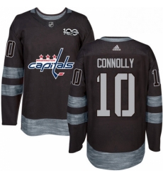 Mens Adidas Washington Capitals 10 Brett Connolly Authentic Black 1917 2017 100th Anniversary NHL Jersey Mens Adidas Washington Capitals 10 Brett Connolly Authentic Black 1917 2017 100th Anniversary NHL Jersey