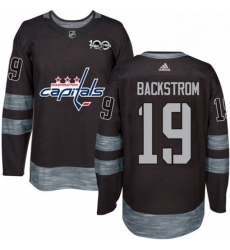 Mens Adidas Washington Capitals 19 Nicklas Backstrom Authentic Black 1917 2017 100th Anniversary NHL Jersey Mens Adidas Washington Capitals 19 Nicklas Backstrom Authentic Black 1917 2017 100th Anniversary NHL Jersey