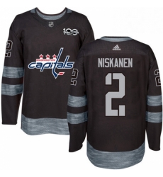 Mens Adidas Washington Capitals 2 Matt Niskanen Authentic Black 1917 2017 100th Anniversary NHL Jersey Mens Adidas Washington Capitals 2 Matt Niskanen Authentic Black 1917 2017 100th Anniversary NHL Jersey
