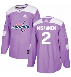 Mens Adidas Washington Capitals 2 Matt Niskanen Authentic Purple Fights Cancer Practice NHL Jersey Mens Adidas Washington Capitals 2 Matt Niskanen Authentic Purple Fights Cancer Practice NHL Jersey
