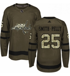 Mens Adidas Washington Capitals 25 Devante Smith Pelly Premier Green Salute to Service NHL Jersey Mens Adidas Washington Capitals 25 Devante Smith Pelly Premier Green Salute to Service NHL Jersey