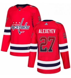 Mens Adidas Washington Capitals 27 Alexander Alexeyev Authentic Red Drift Fashion NHL Jersey Mens Adidas Washington Capitals 27 Alexander Alexeyev Authentic Red Drift Fashion NHL Jersey