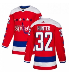 Mens Adidas Washington Capitals 32 Dale Hunter Authentic Red Alternate NHL Jersey Mens Adidas Washington Capitals 32 Dale Hunter Authentic Red Alternate NHL Jersey
