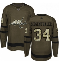 Mens Adidas Washington Capitals 34 Jonas Siegenthaler Authentic Green Salute to Service NHL Jersey Mens Adidas Washington Capitals 34 Jonas Siegenthaler Authentic Green Salute to Service NHL Jersey