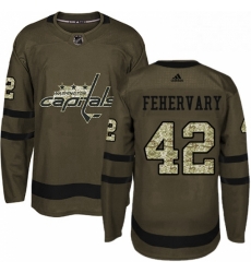 Mens Adidas Washington Capitals 42 Martin Fehervary Authentic Green Salute to Service NHL Jersey Mens Adidas Washington Capitals 42 Martin Fehervary Authentic Green Salute to Service NHL Jersey