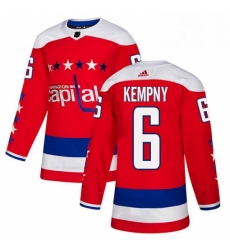 Mens Adidas Washington Capitals 6 Michal Kempny Authentic Red Alternate NHL Jersey Mens Adidas Washington Capitals 6 Michal Kempny Authentic Red Alternate NHL Jersey