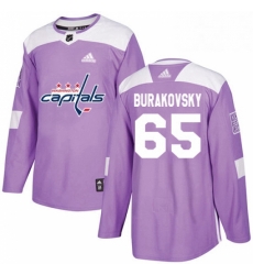 Mens Adidas Washington Capitals 65 Andre Burakovsky Authentic Purple Fights Cancer Practice NHL Jersey Mens Adidas Washington Capitals 65 Andre Burakovsky Authentic Purple Fights Cancer Practice NHL Jersey