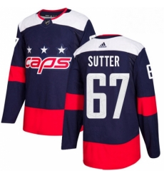 Mens Adidas Washington Capitals 67 Riley Sutter Authentic Navy Blue 2018 Stadium Series NHL Jerse Mens Adidas Washington Capitals 67 Riley Sutter Authentic Navy Blue 2018 Stadium Series NHL Jerse