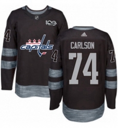 Mens Adidas Washington Capitals 74 John Carlson Authentic Black 1917 2017 100th Anniversary NHL Jersey Mens Adidas Washington Capitals 74 John Carlson Authentic Black 1917 2017 100th Anniversary NHL Jersey