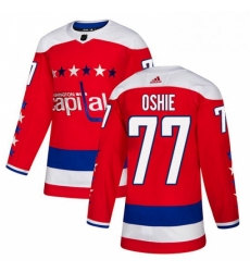 Mens Adidas Washington Capitals 77 TJ Oshie Authentic Red Alternate NHL Jersey Mens Adidas Washington Capitals 77 TJ Oshie Authentic Red Alternate NHL Jersey