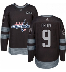 Mens Adidas Washington Capitals 9 Dmitry Orlov Authentic Black 1917 2017 100th Anniversary NHL Jersey Mens Adidas Washington Capitals 9 Dmitry Orlov Authentic Black 1917 2017 100th Anniversary NHL Jersey