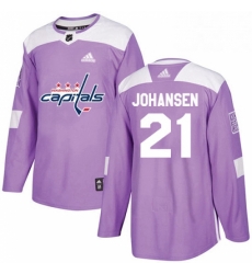 Youth Adidas Washington Capitals 21 Lucas Johansen Authentic Purple Fights Cancer Practice NHL Jersey Youth Adidas Washington Capitals 21 Lucas Johansen Authentic Purple Fights Cancer Practice NHL Jersey