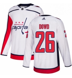 Youth Adidas Washington Capitals 26 Nic Dowd Authentic White Away NHL Jersey Youth Adidas Washington Capitals 26 Nic Dowd Authentic White Away NHL Jersey