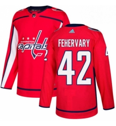 Youth Adidas Washington Capitals 42 Martin Fehervary Authentic Red Home NHL Jerse Youth Adidas Washington Capitals 42 Martin Fehervary Authentic Red Home NHL Jerse