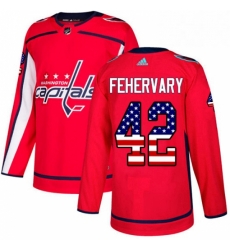 Youth Adidas Washington Capitals 42 Martin Fehervary Authentic Red USA Flag Fashion NHL Jersey Youth Adidas Washington Capitals 42 Martin Fehervary Authentic Red USA Flag Fashion NHL Jersey