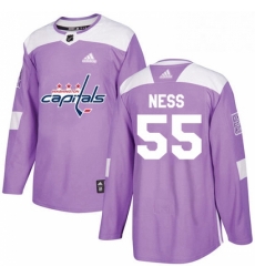 Youth Adidas Washington Capitals 55 Aaron Ness Authentic Purple Fights Cancer Practice NHL Jersey Youth Adidas Washington Capitals 55 Aaron Ness Authentic Purple Fights Cancer Practice NHL Jersey