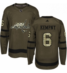 Youth Adidas Washington Capitals 6 Michal Kempny Authentic Green Salute to Service NHL Jerse Youth Adidas Washington Capitals 6 Michal Kempny Authentic Green Salute to Service NHL Jerse