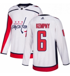 Youth Adidas Washington Capitals 6 Michal Kempny Authentic White Away NHL Jerse Youth Adidas Washington Capitals 6 Michal Kempny Authentic White Away NHL Jerse